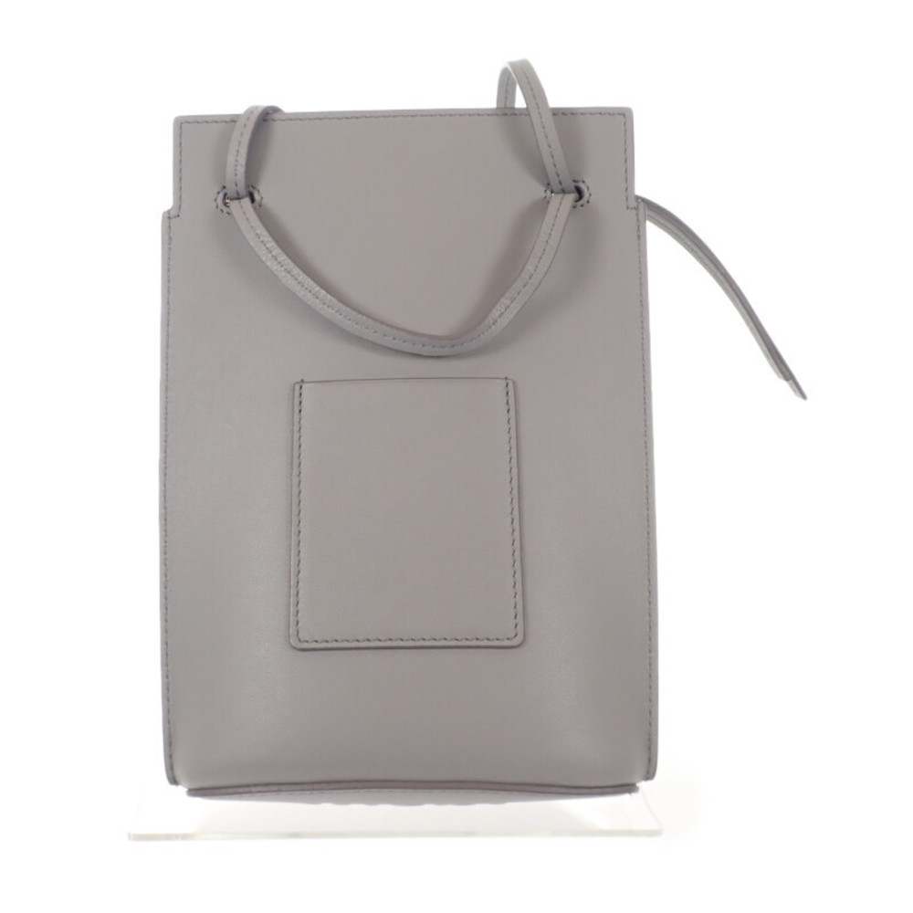 Loewe Pocket Calfskin Shoulder Classic Bag s Grey Dice - Picture 3 of 8